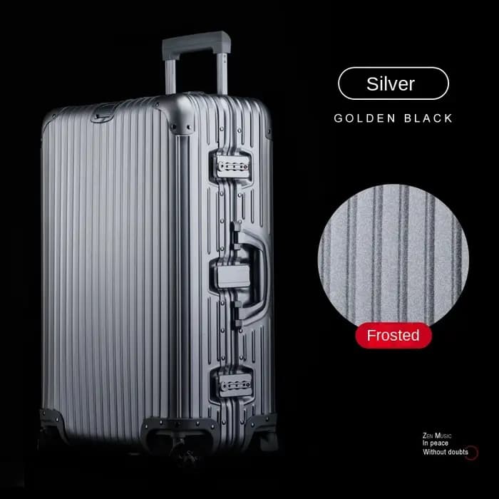 Valise en alliage d'aluminium et de magnésium 100%