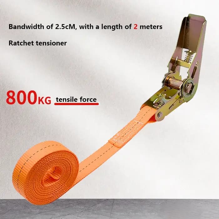 Sangle de fixation réglable et sécurisée pour le transport avant des bagages, voitures et camions, s