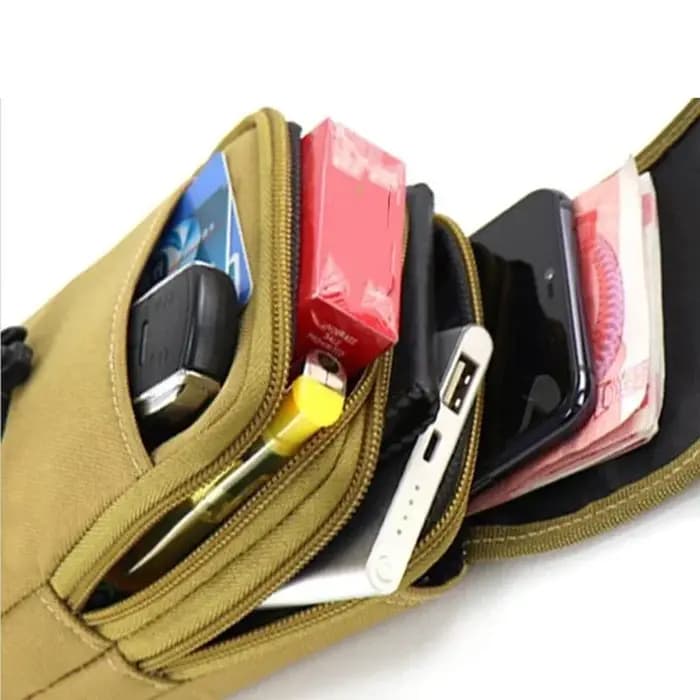 Sac de taille militaire étanche pour hommes