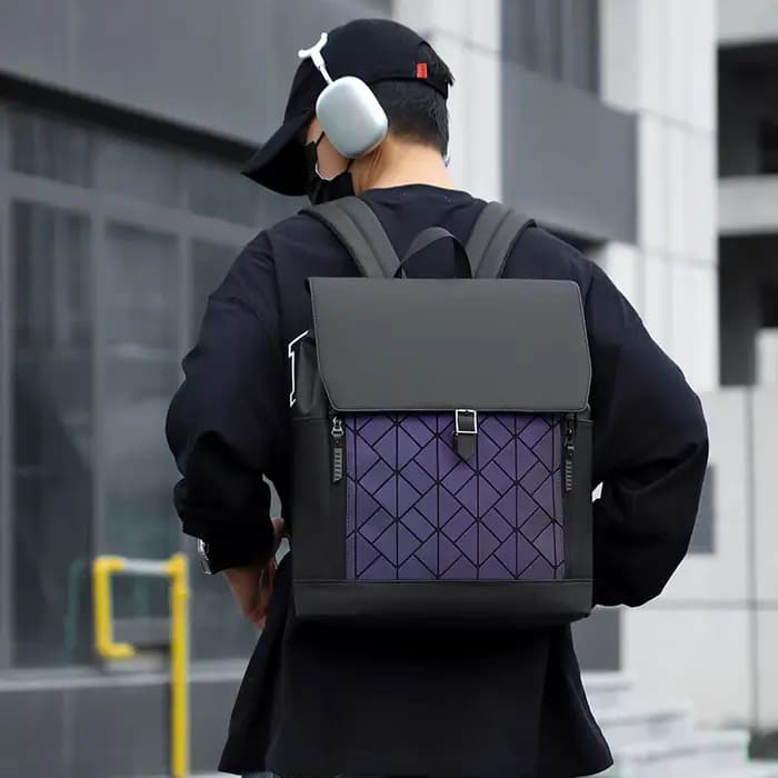 Sac à dos pour hommes, sac à dos de banlieue étanche de grande capacité