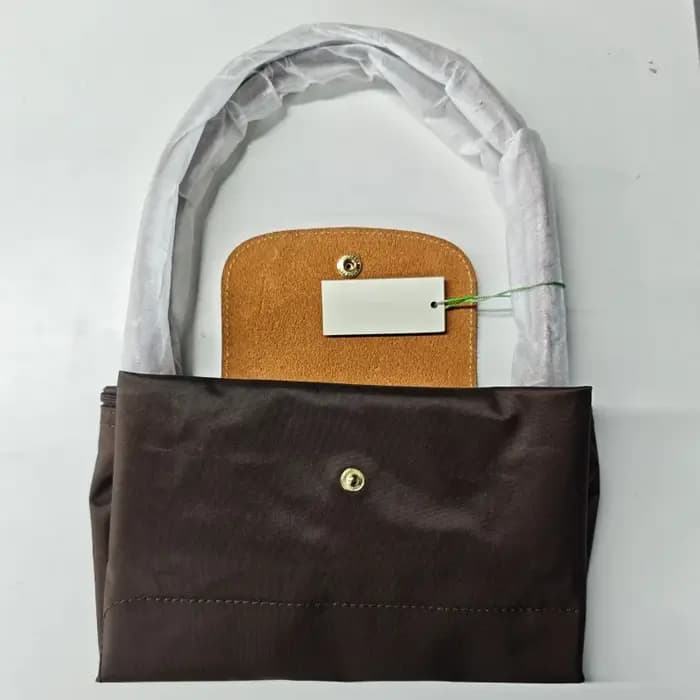 Sac hobo pliable classique en nylon, sac à main à bandoulière pour femmes avec design brodé