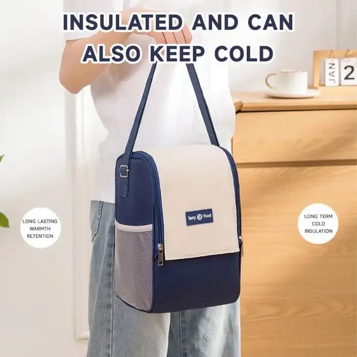 Sac Isotherme Double Compartiment Grande Capacité avec Bandoulière