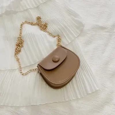Nouveau Mini sac à bandoulière pour femmes mode couleur unie chaîne sac à bandoulière petit écouteur