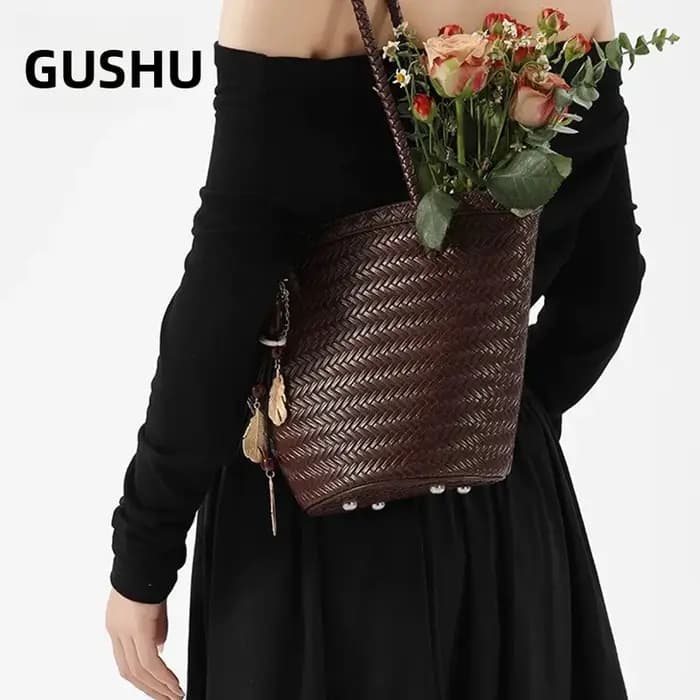 Nouveau Sac Seau Femme 2025 – Sac à Bandoulière de Plage