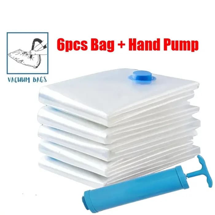 Sac sous vide avec Valve ou pompe pour le stockage de vêtements