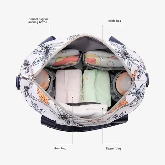 Sac à langer léger et grande capacité, un nouveau sac de voyage à bandoulière tendance pour les mamans et les bébés