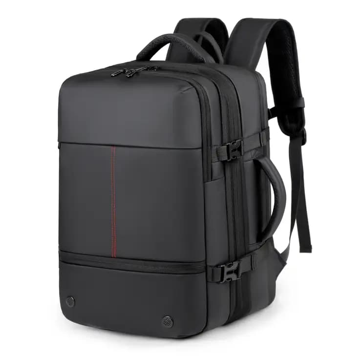 Sac à dos pour homme avec compression sous vide extensible, grande capacité, séparation sec/humide,