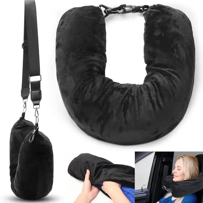 1 pièce Housse de coussin de voyage en forme de U
