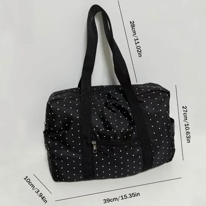 Grande capacité sac à bandoulière sport Fitn voyage sac fourre-tout Bla à pois bandoulière Faionable à la mode jeunesse sac de voyage