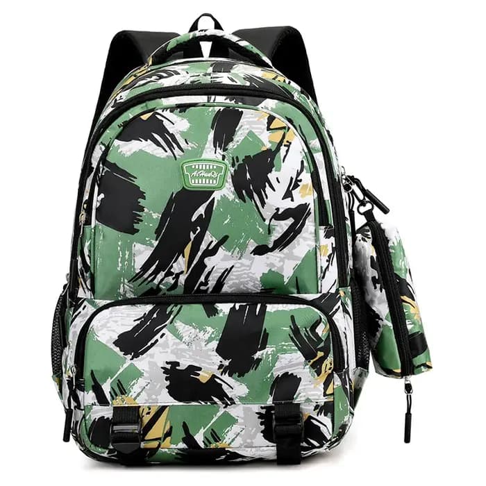 Sac à dos décontracté imprimé floral pour hommes et femmes