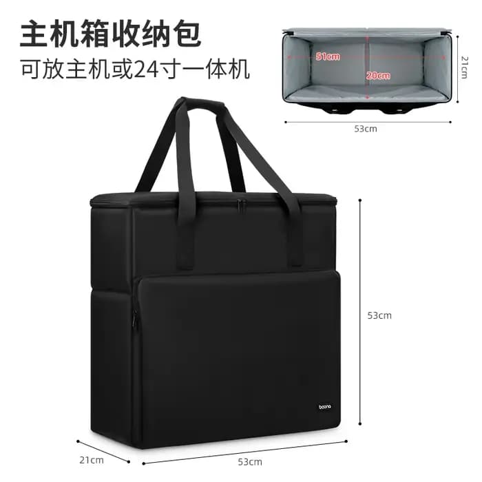  Mallette de Transport d'ordinateur robuste tour moniteur PC chariot mobile Portable voyage d'affai