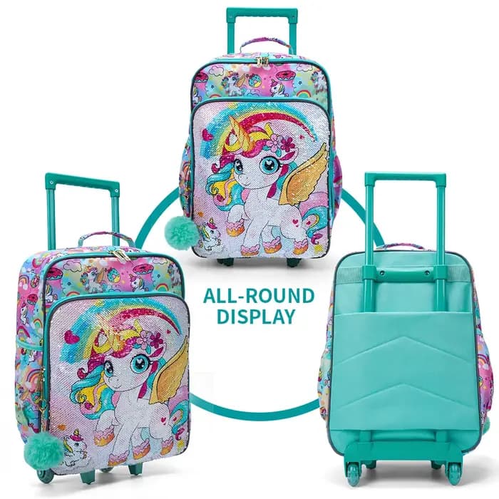 Valise de voyage à roulettes pour enfants
