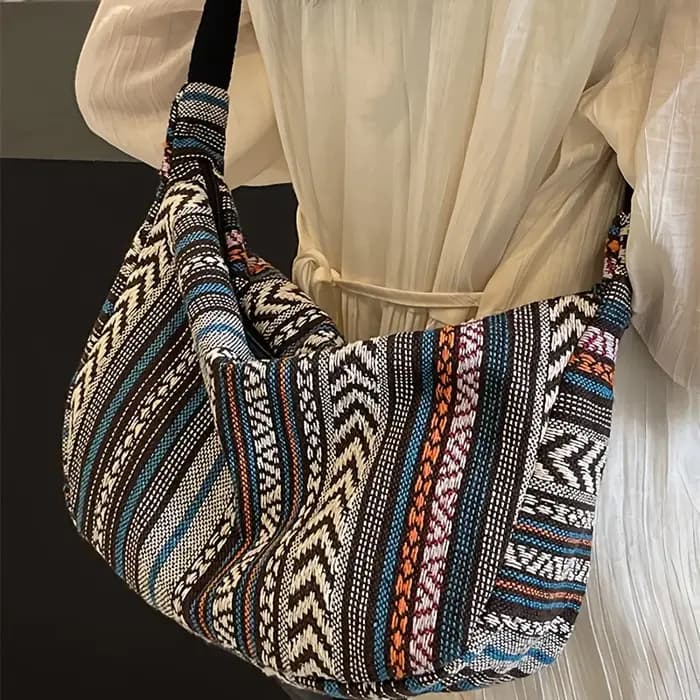 Sac à bandoulière de style tribal