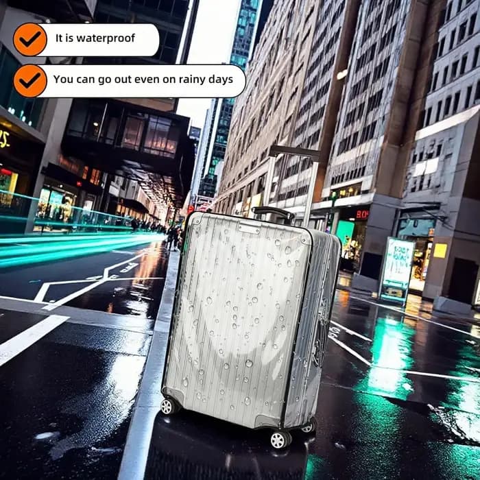 Protecteur de bagages housse de valise transparent PVC