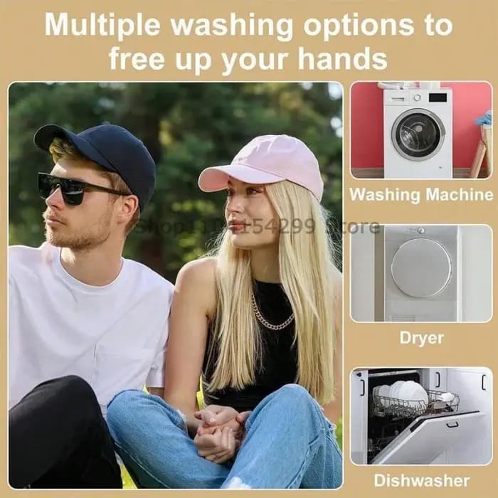 Sac de Protection de lavage de chapeau Portable
