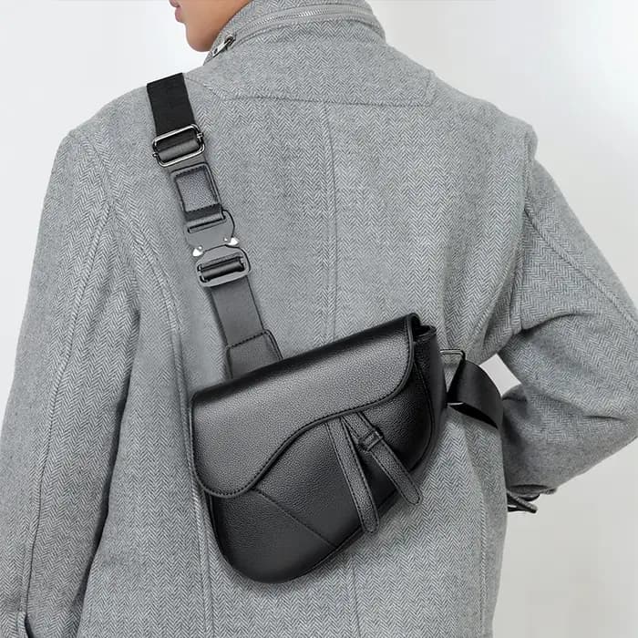 Nouveau sac à bandoulière de selle pour hommes sac