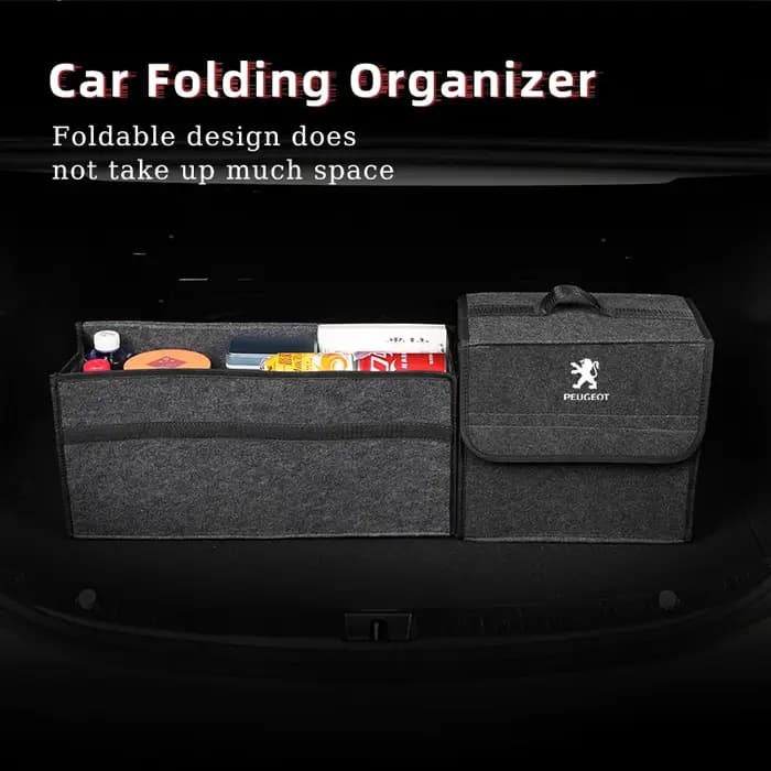 Boîte de rangement pliable pour coffre de voiture