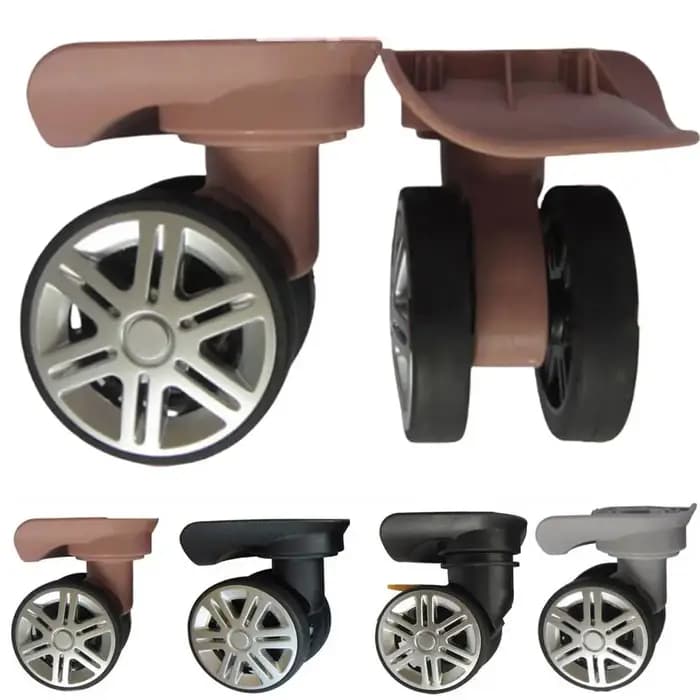 1 paire de réparation bricolage accessoires valises de voyage roue à bagages de haute qualité A19 roues