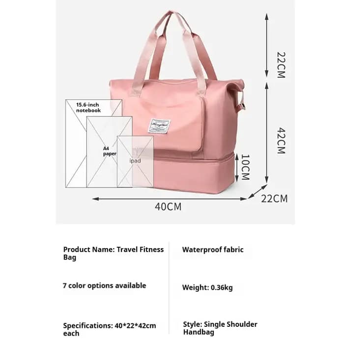 Sac de rangement pliable de grande capacité 1 pièce