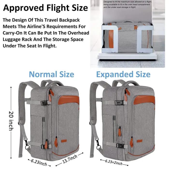 Grande valise extensible de voyage