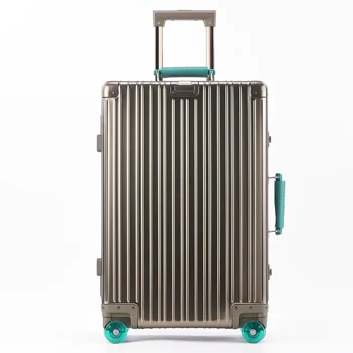 Valise de voyage tout en aluminium et magnésium, bagages roulants, boîtier de chariot en alliage ave