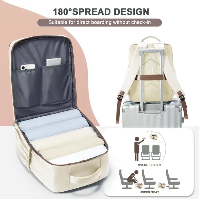 Sac à dos de voyage pour avion 40x30x20
