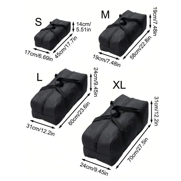 Grand sac de rangement en tissu Oxford