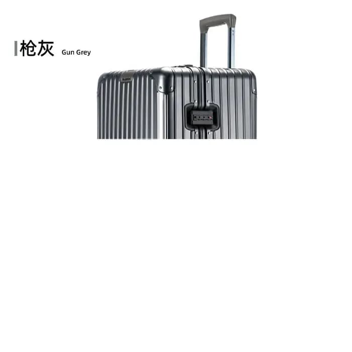 Valise 100% aluminium 3:7 fendue pour bagage en métal de capacité maximale 26/28/32/40 pouces valises de voyage en alliage d'aluminium-magnésium