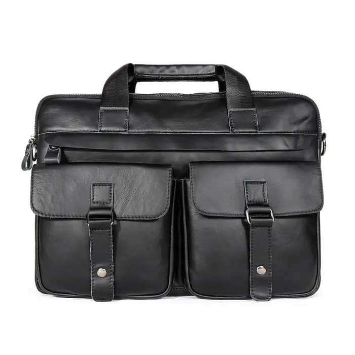 JOYIR – porte-documents en cuir véritable pour hommes, sac pour ordinateur portable 15.6 pouces, sac