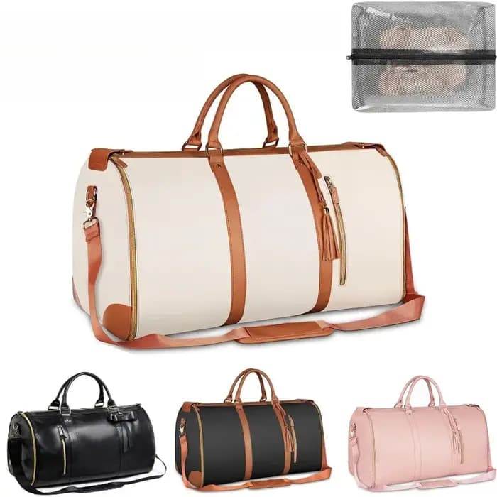 Valise de grande capacité de couleur unie