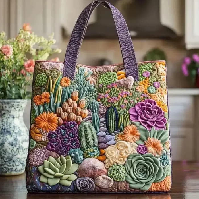 Sac fourre-tout vintage imprimé pour femme