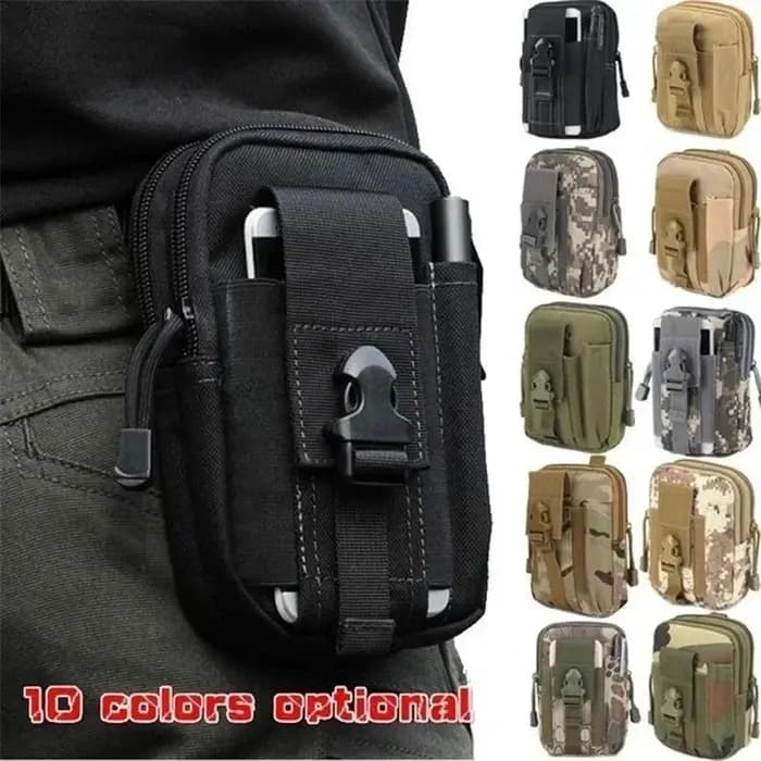 Étui pour téléphone portable pochette taille sac étanche en Nylon multifonction décontracté hommes