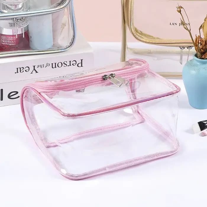 Sac à cosmétiques transparent en PVC