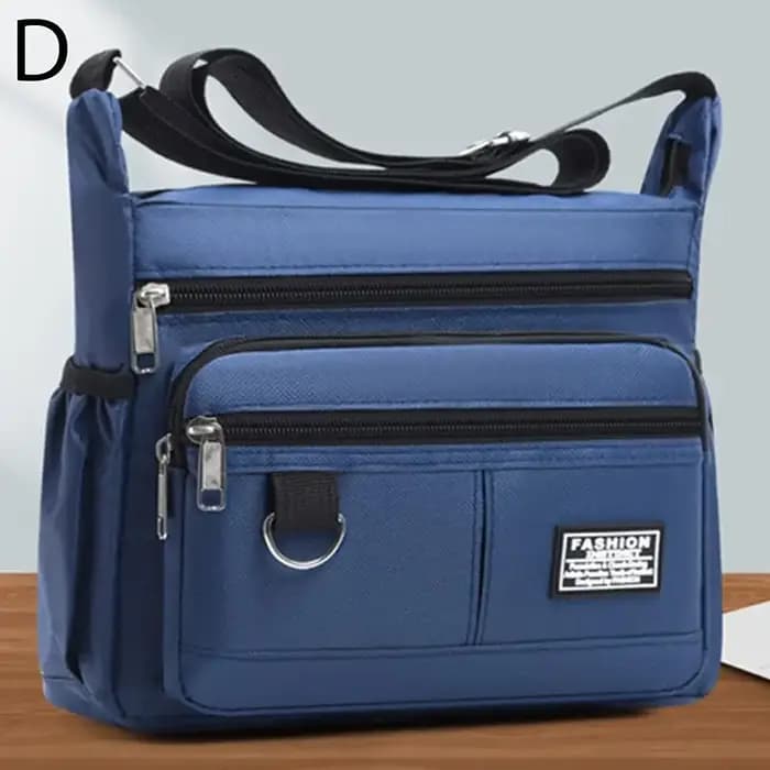 Oxford-Sac à Bandoulière Multicouche pour Homme