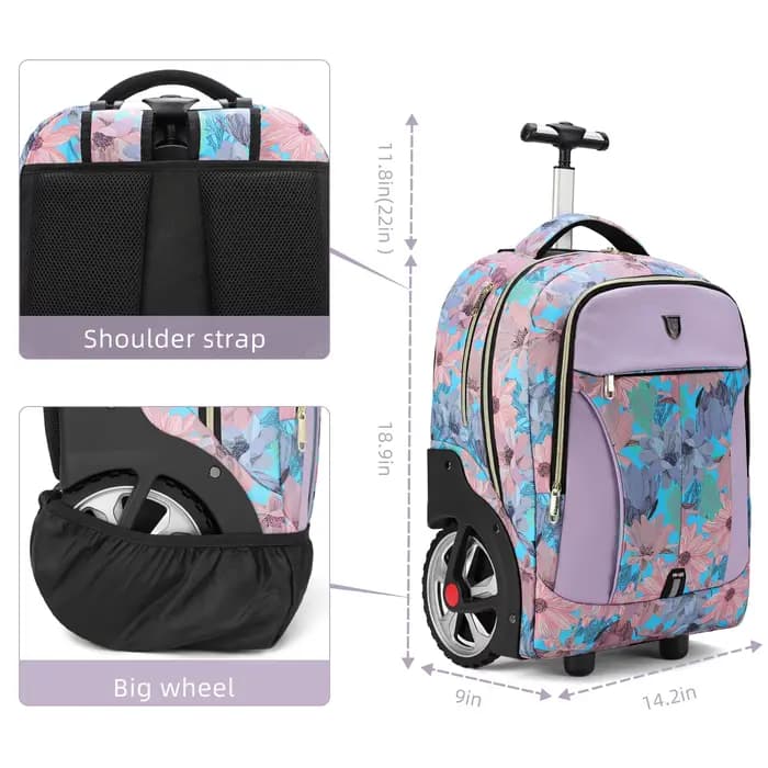 Valise de voyage à roulettes