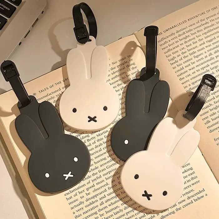 Nouvelle Étiquette de Bagage Mignonne Miffy Lapin Anime pour Valise
