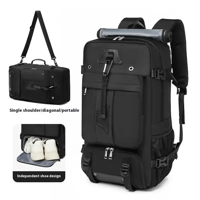 55L sac de voyage de grande capacité pour hommes 15,6 pouces sac à dos de valise pour ordinateur por