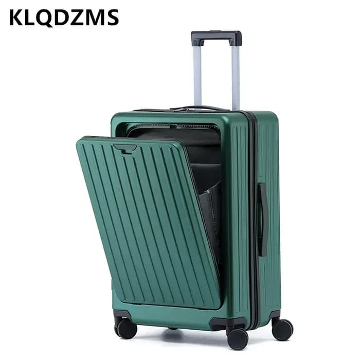 KLQDZMS bagage pour ordinateur portable 20 "22" 24 "26 pouces ouverture frontale ABS + boîtier d'embarquement pour PC