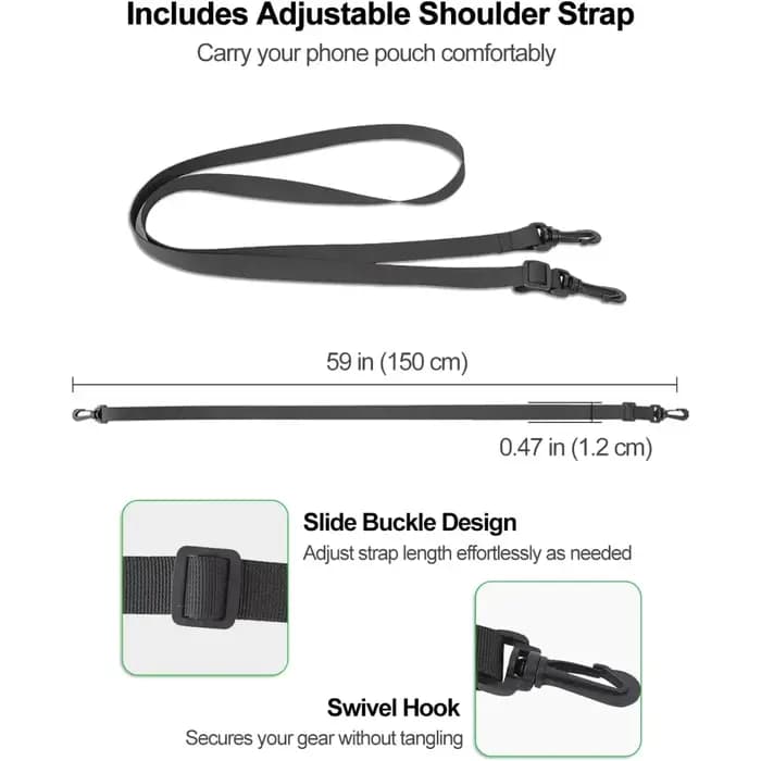 Pochette à bandoulière pour sac à dos - Sacoche pour smartphone