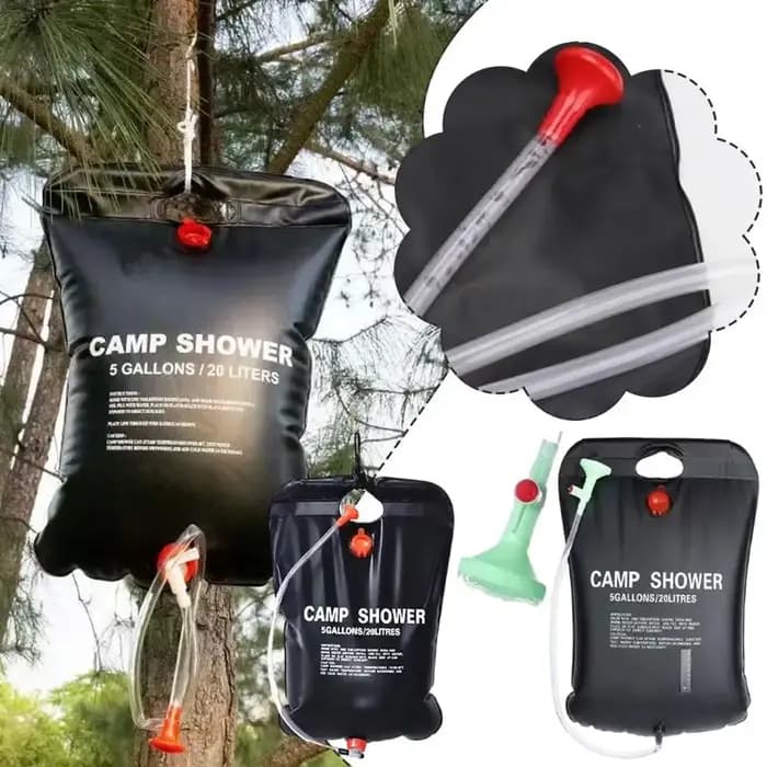 Sac de douche solaire 20L grande capacité