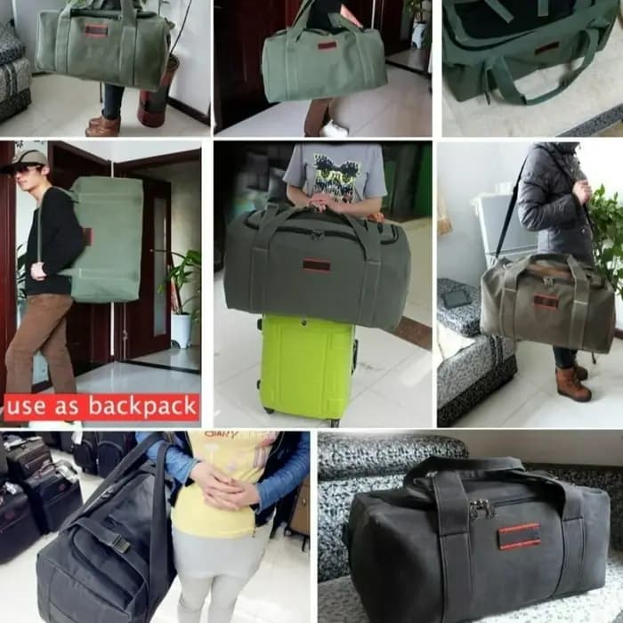 Sacs de voyage imperméables en toile pour hommes et femmes
