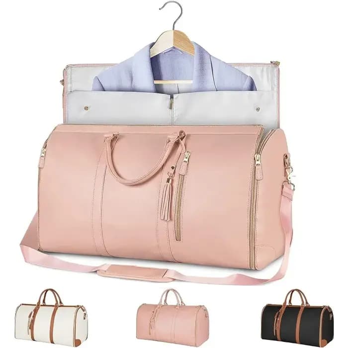 Valise de grande capacité de couleur unie, nouvelle collection 2024, sac de voyage décontracté tenda