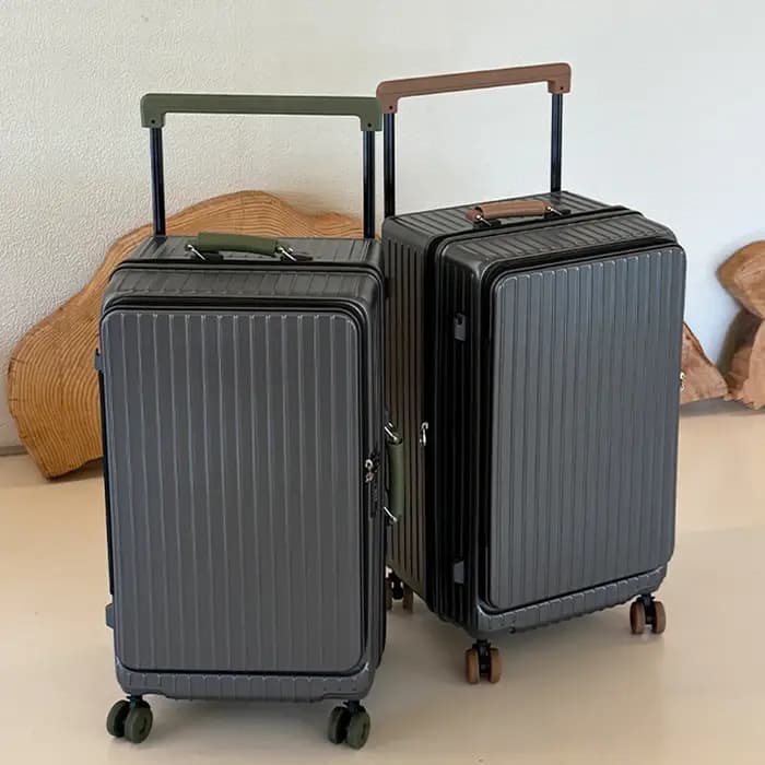 Valise de voyage à poignée latérale large de 32/34 pouces