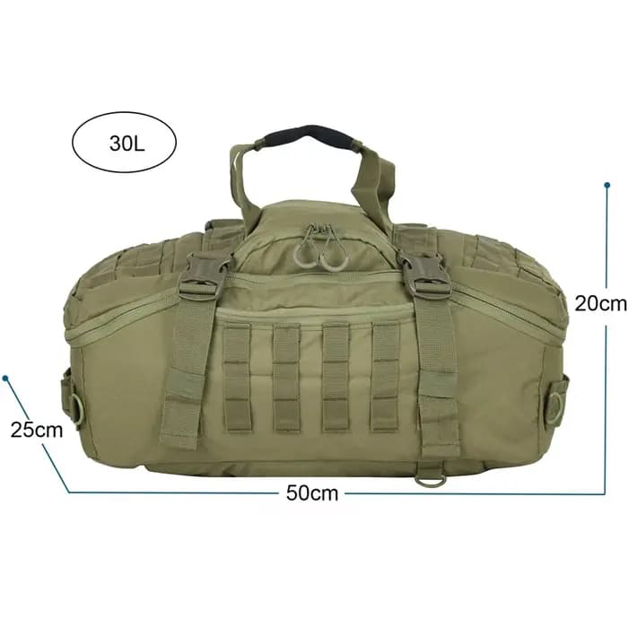 LQARMY Sac à dos de voyage militaire 25L