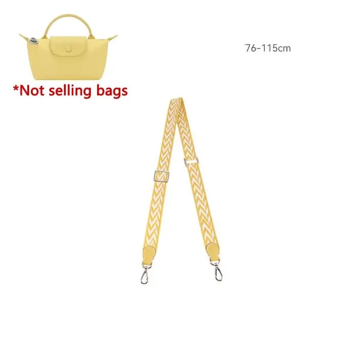 Sangle d'épaule en toile pour sac bandoulière Longchamp Mini – Accessoire de sac durable et tendance sans perforation