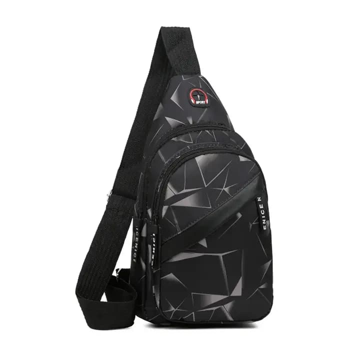 Sac de poitrine, sac à bandoulière imperméable décontracté pour hommes