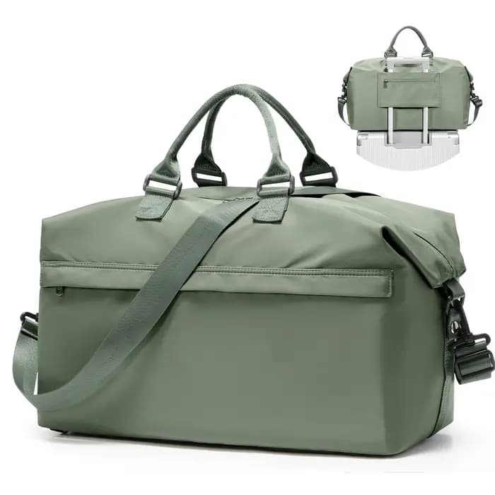 Sac de voyage pliable, grand sac de sport pour femmes et hommes, sac de voyage avec compartiment pou