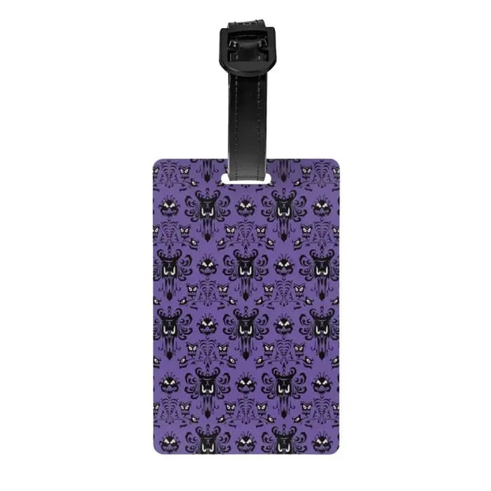 Étiquettes à Bagages pour Valises de Manoir Hanté, Couverture de Confidentialité, Carte d'Identité N