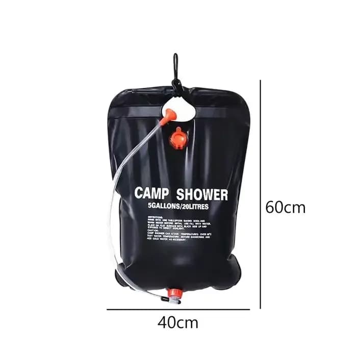 Sac de douche solaire 20L grande capacité