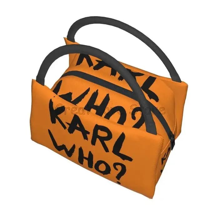 Karl Who Slogan Sac à déjeuner thermique unisexe réutilisable étanche refroidisseur isolé boîte